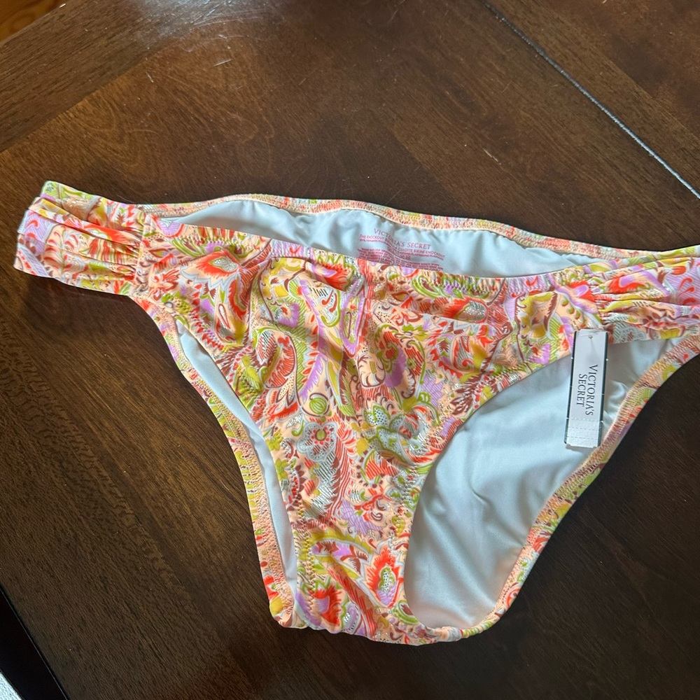 Victoria's Secret Multicolor Paisley Bikini Bottom